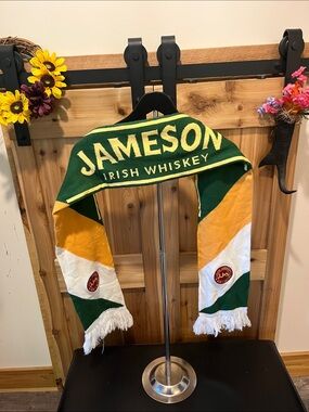 Jameson Irish Whiskey Green & Gold Branded Scarf